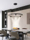 Modern Chandelier Ring Dining Room Lamp Living Room Lamp Creative Simple Designer with Spotlight Office Clothing Store Lighting