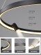Modern Chandelier Ring Dining Room Lamp Living Room Lamp Creative Simple Designer with Spotlight Office Clothing Store Lighting