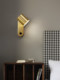 Wall Lamp Bedroom Bedside Lamp Modern Minimalist Nordic Lighting Luxury Living Room Background Wall All-Copper with Switch Corridor Light