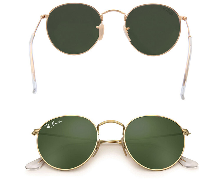 Kính râm Ray-Ban quá gọng tròn nam và kính Ray Ban Tai kính râm phân cực kính râm kính mát