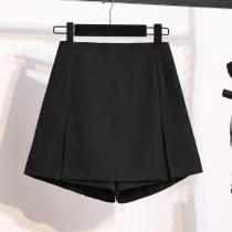 200 catties plus size womens clothing 2023 summer new fat MM skirt foreign style age reduction high waist thin all-match skirt