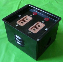 Two light power boxes bright stage power supply 40A ~ 10A Bakelite plug light box