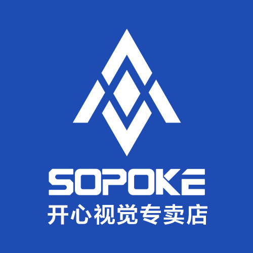 SOPOKE斯铂克开心视觉店的LOGO