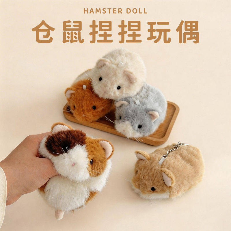 Original Hamster Plush Toy Pendant, Cute Mouse Stuffed Animal, Stress-Relief Comfort Doll, Birthday Gift for Girls Original Hamster Plush Toy Pendant, Cute Mouse Stuffed Animal, Stress-Relief Comfort Doll, Birthday Gift for Girls