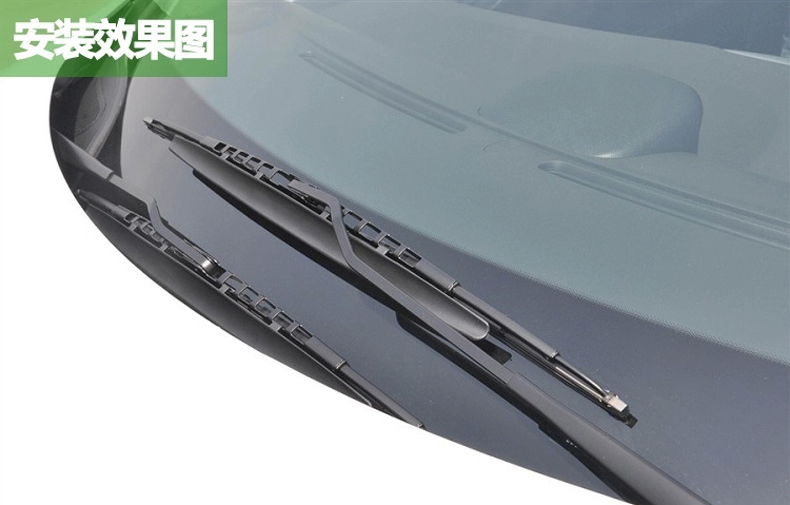 Dành riêng cho biểu tượng gạt nước Peugeot 307, cần gạt nước không xương xương gạt nước phía trước và phía sau can gat mua oto