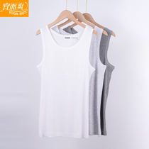 Ye Shuang Vest Mens Cotton Needle Breathing Sweat Body Elastic Ribbed Mens Vest L5302