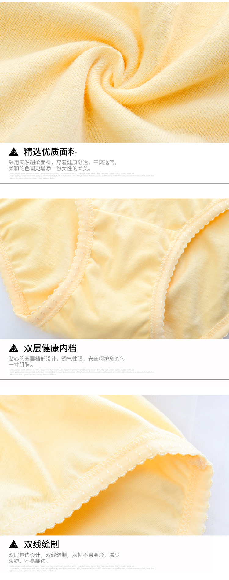 Đồ lót trung và già của phụ nữ cotton đồ lót mẹ eo cao kích thước lớn quần short tam giác quần lót phụ nữ