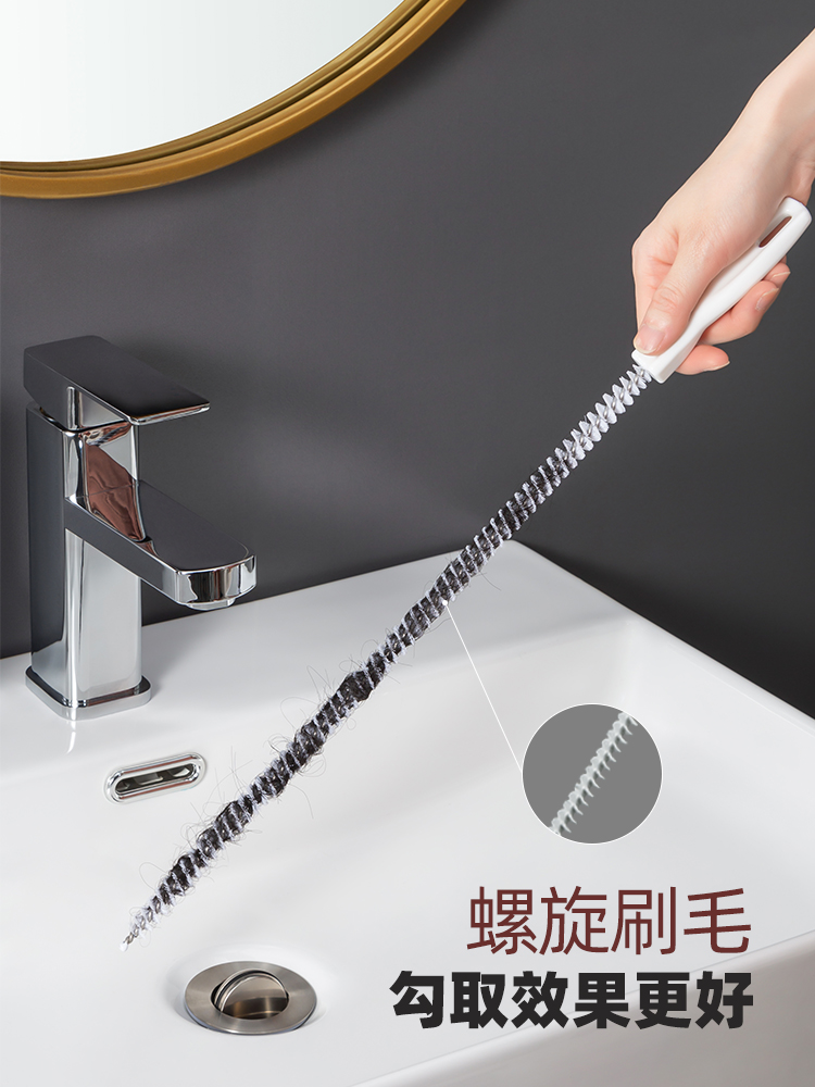 Drain pipe dredger Sewer hair cleaner dredger Bathroom anti-clogging hair cleaner 4