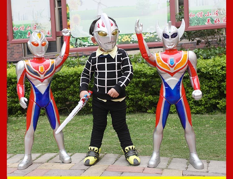 噢 特曼 玩具 Altman trẻ em của cậu bé lắp ráp mô hình set robot biến dạng new puzzle doll