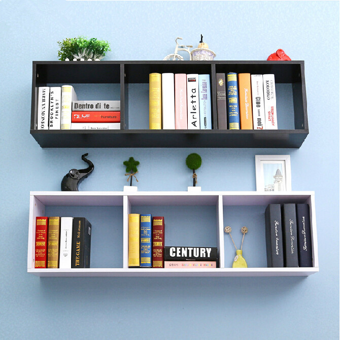 Wall cabinet Bookshelf Wall wooden rack Hair salon display cabinet Wall cabinet Hair salon supplies display cabinet Towel storage cabinet