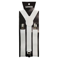 Белые подтяжки