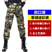 Трава зеленый камуфляж [четыре кармана