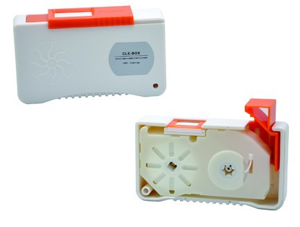 CLE-BOX Optical Fiber Cleaning Box Cassette Cleaner Tapes Type Optical Fiber Clean Light Jumper Cleaner Connectors