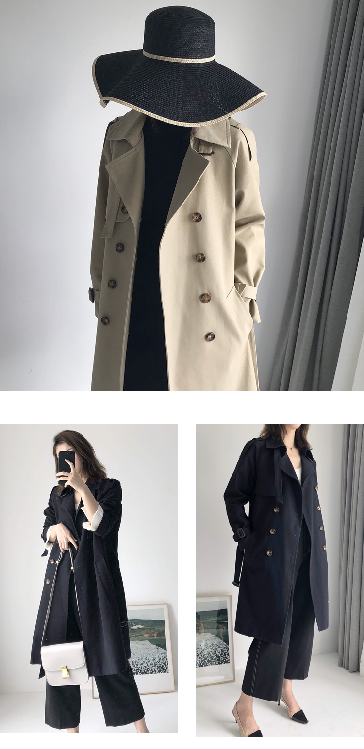 Trench pour femme en Coton en Coton - Ref 3225895 Image 8