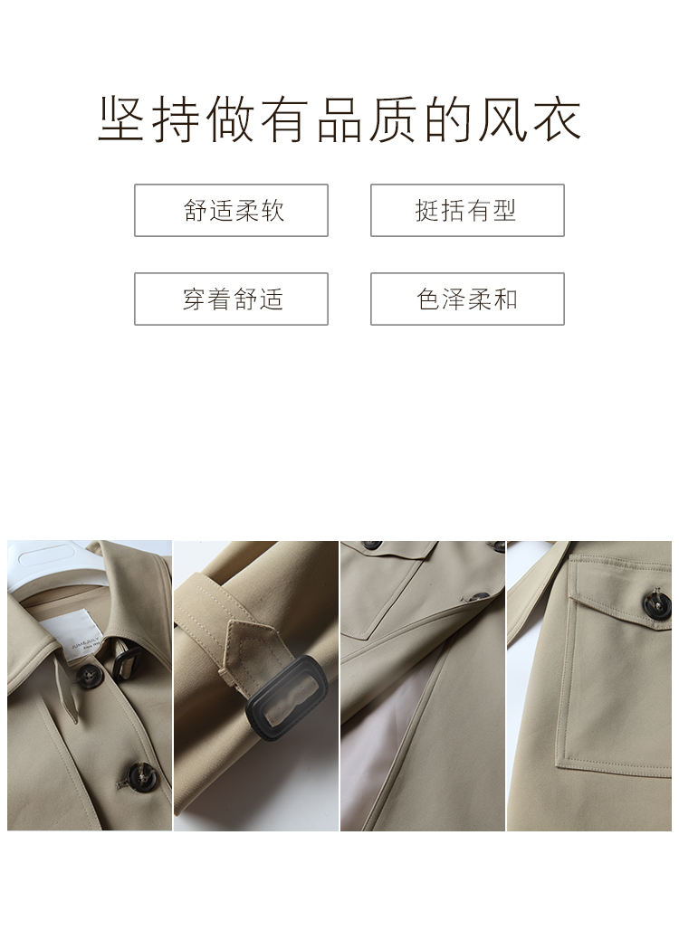 Trench pour femme en Coton - Ref 3225662 Image 12