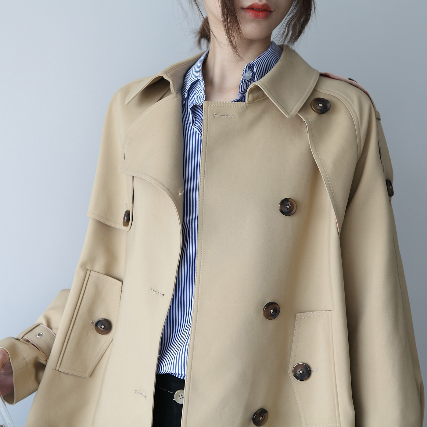 Trench pour femme en Coton - Ref 3225760 Image 5