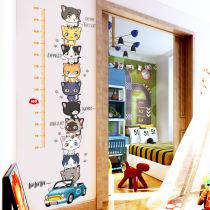 Stacked cat children baby height wall Stickers Removable tailor-made height stickers Stickers Kindergarten wall decoration