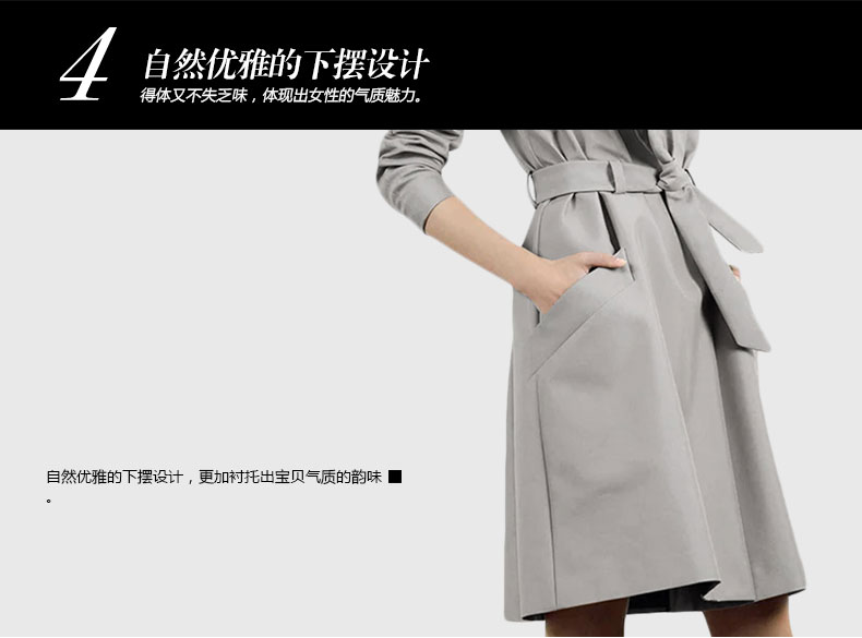 Trench pour femme BUN  CHARME en Polyester - Ref 3227094 Image 18