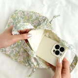 Портативный маленький тканевый мешок, сумка через плечо, ремешок для сумки, вместительный и большой мобильный телефон, небольшая сумка