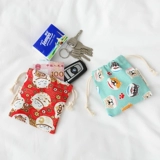 Японский маленький мультяшный мешочек, милая сумка для хранения, маленькая пылезащитная ткань, на удачу