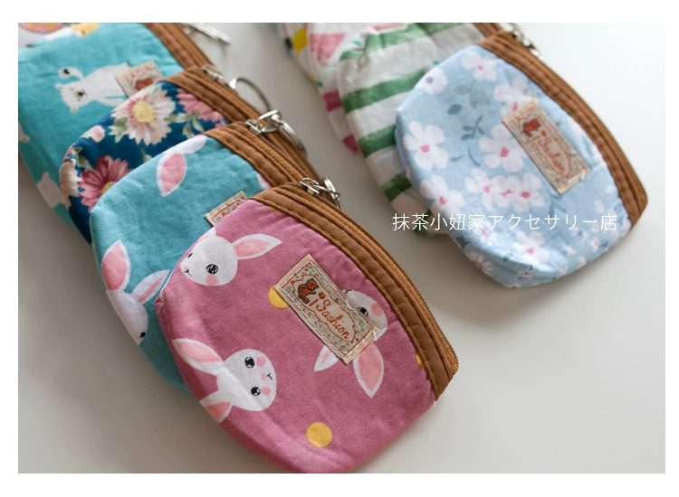 Túi nhỏ túi 2019 mới mini ví nữ phiên bản Hàn Quốc in nhỏ túi vải cotton tươi - Ví tiền