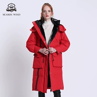 季候风 Лонгслив, дизайнерский пуховик на липучке, на шнурках