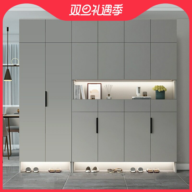 Light luxury shoe cabinet home entrance large-capacity locker simple modern hallway cabinet entry-in-house storage entry-entry porch cabinet