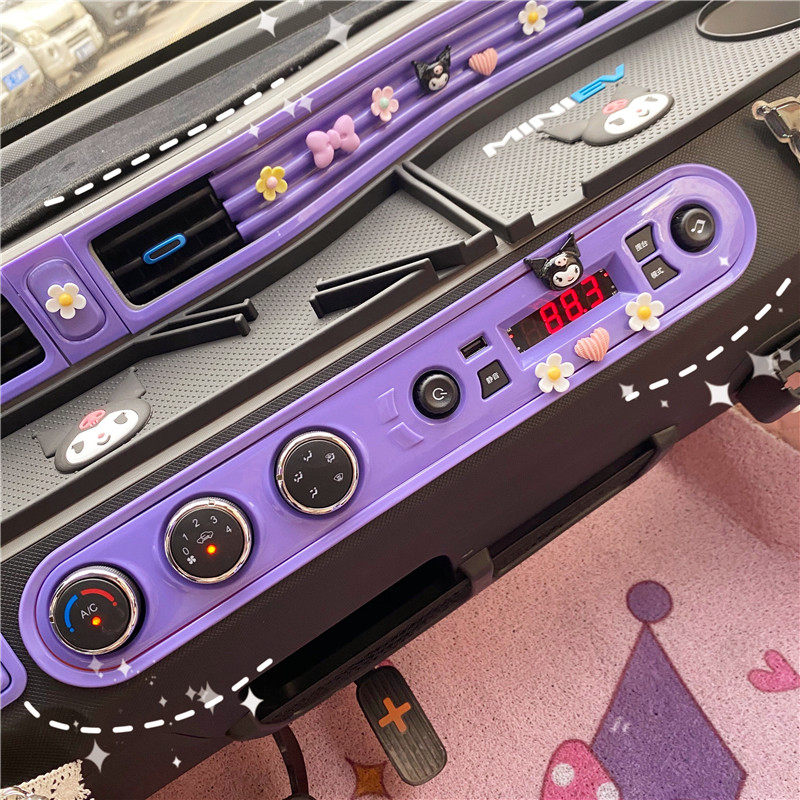 Five Rhombou Miniev Macaron Mini Interior Trim arrangement in the arrangement of the objects fans in your car Inside Car Accessories Accessories-Taobao