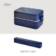 hộp cơm hâm nóng lock and lock Hộp cơm trưa hai lớp đơn giản, hộp cơm trưa màu đỏ lò vi sóng làm nóng tách hộp ăn trưa tập thể dục hộp cơm trưa nhân viên văn phòng với cơm - Hộp cơm điện sưởi ấm nồi ủ cơm văn phòng