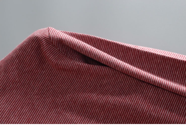 Áo thun cotton dài cổ dài nam nửa cổ cao sọc bông dài tay áo thun đáy mùa thu và mẫu mùa đông với phân bón cộng với XL áo thun nam có cổ