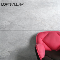 Modern light luxury living room gray soft light marble tile kitchen floor tiles full cast glaze wall tiles 1200*600