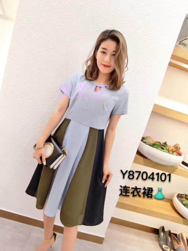 At the end of the season, clear cabin special price women's clothing Ohan station South Korea SANER8704101 foreign dress 170428