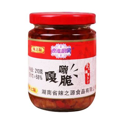 嘎嘣脆手工香辣萝卜下饭菜210克