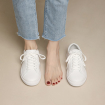 Genuine leather small white shoes woman 2022 new Summer slim Breathable Sports Casual Shoes 100 Hitch Bottom Plate Shoes Niche