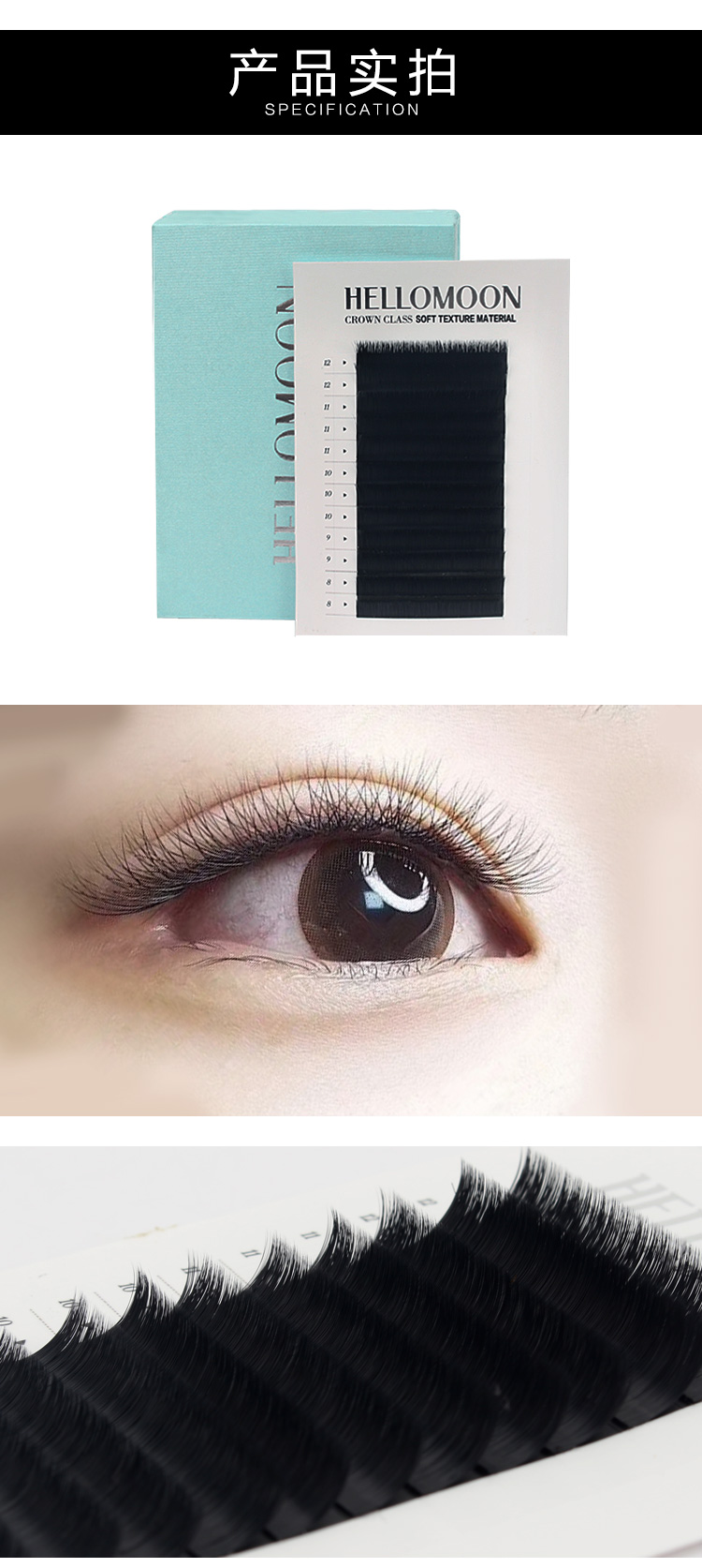 Camellia Tự Động Một giây Hoa Ghép Lông Mi Mane Mix Siêu Mềm Vẻ Đẹp Lông Mi Trồng Lông Mi Giả Từ gel kích mí mắt