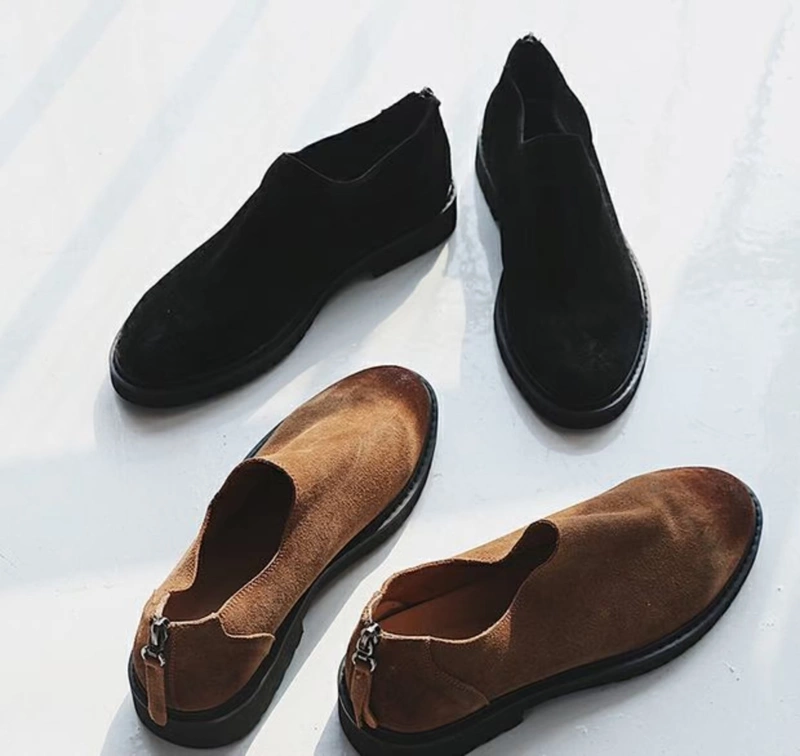 Diablo loạt giày mùa xuân và mùa hè nam mới retro Nhật Bản chất lượng cao một chân chà giày thông thường đặt giày nam