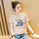 Shipping insurance breathable pure cotton ເສື້ອຍືດແຂນສັ້ນບາງໆສໍາລັບແມ່ຍິງ