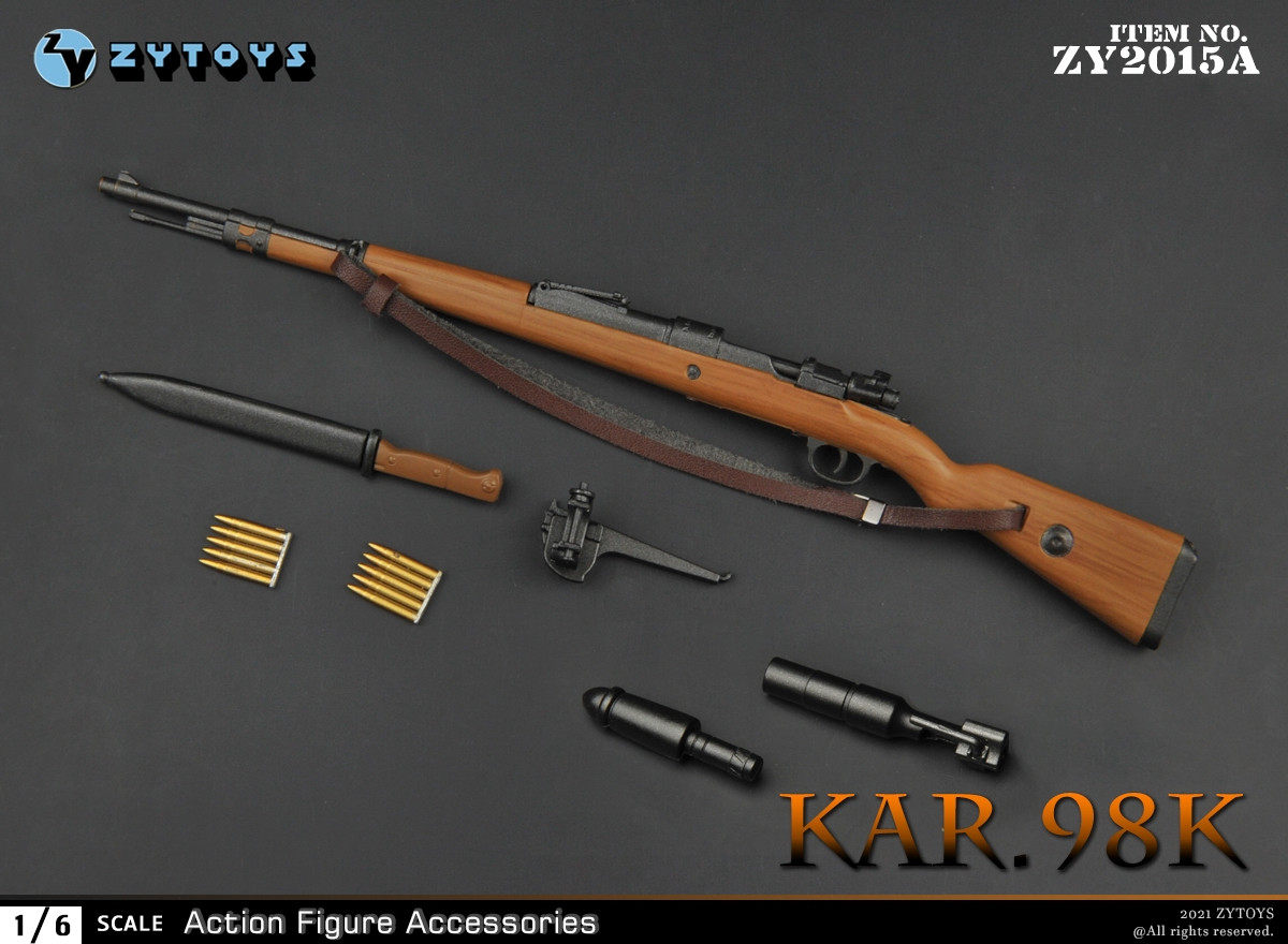 ZYTOYS 1/6 98K Sniper Gun Model Assembly Gun ZY2015 Machine Gun