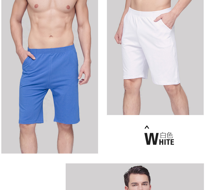 Quần Pyjama cho nam Quần cotton mùa hè mỏng Modal Cotton Home Quần Five Points Loose Quần short Casual Kích thước lớn Boxer thời trang mặc nhà