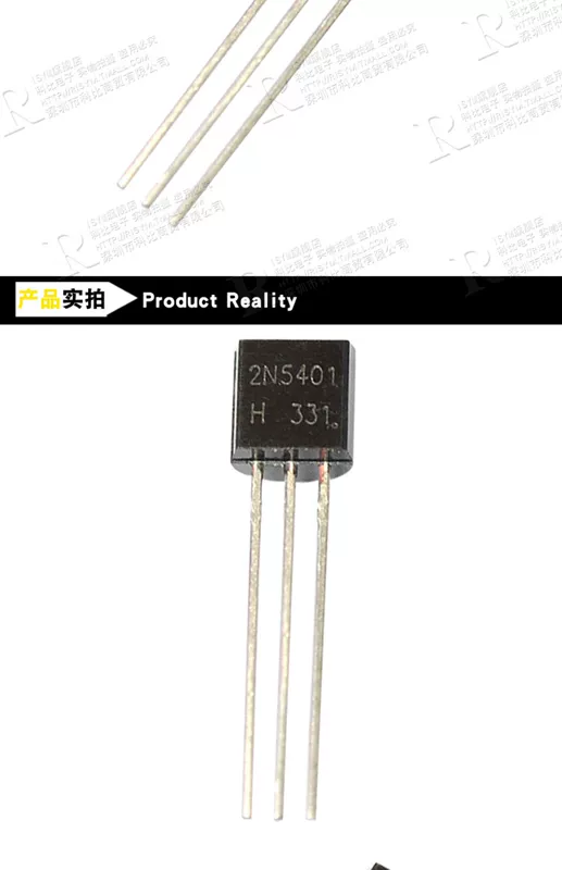 Risym Transistor 2N5401 PNP Transistor Điện 0.3A/150V Plug-in TO-92 50 Cái