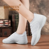 Спортивная обувь, танцующие белые туфли, осенняя, мягкая подошва