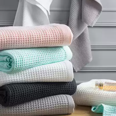 Pure color face washing towel absorbent non-hair bathing bath towel household hand wipe small square towel Children Baby gauze