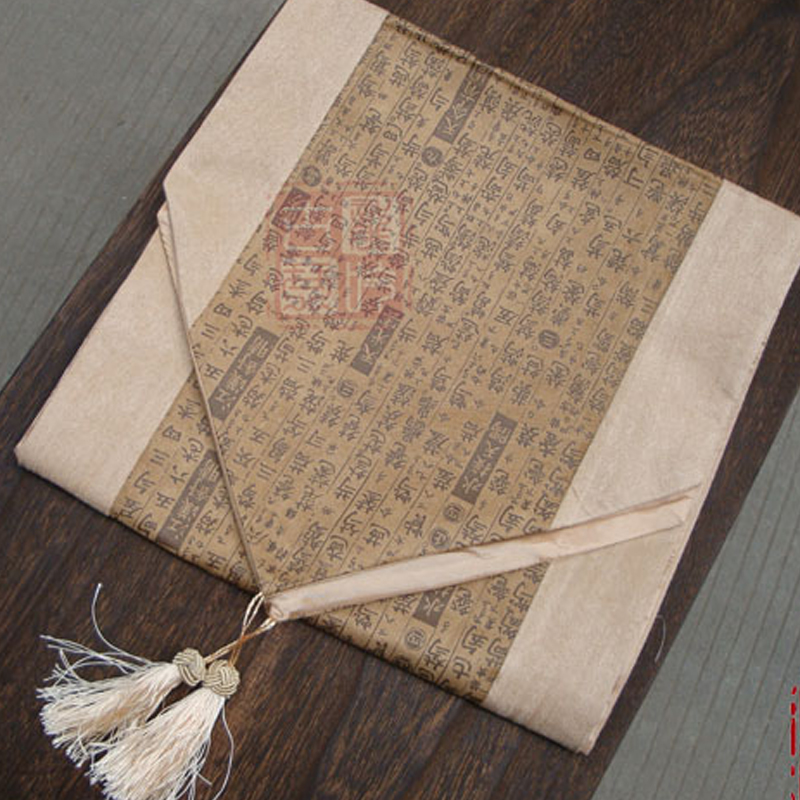 Suede minus sheet guqin table flag cover cloth piano bag coat cushion dustproof cover tea ceremony towel table cloth