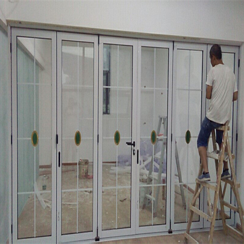 Chengdu glass door packed glass door folding door frame glass door tempered glass door automatic glass door bullet door