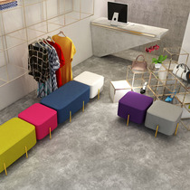 Nordic Living Room Entrance Door Square Stool Clothing Coffee Shop Trial Shoes Rest Modern Bed Tailo Casual Changing Shoes Sofa Stool