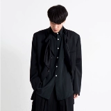 Оригинальный дизайнерский шелковый шерстяной галстук для отдыха, японская куртка, простой и элегантный дизайн