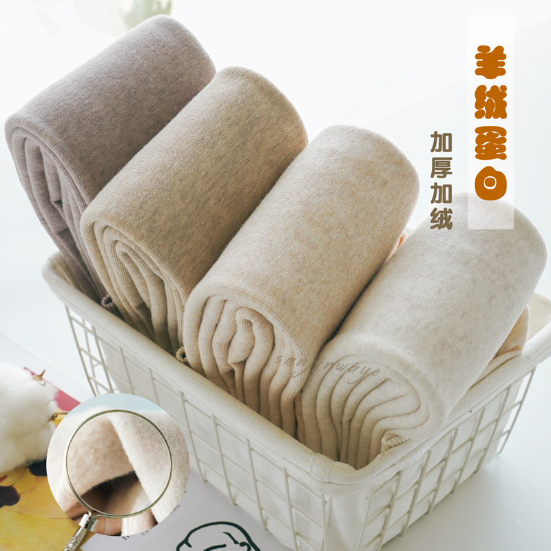 Autumn and winter 2800D Even pantyhose thickened cashmere anti-cocks warm to hit bottom sock children-Taobao