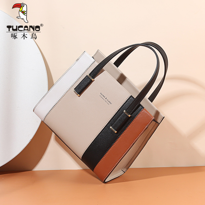 Woodpecker handbag woman 2022 new commuter bag small crowdsourced senior feel bag 100 hitch woman bag single shoulder mom bag