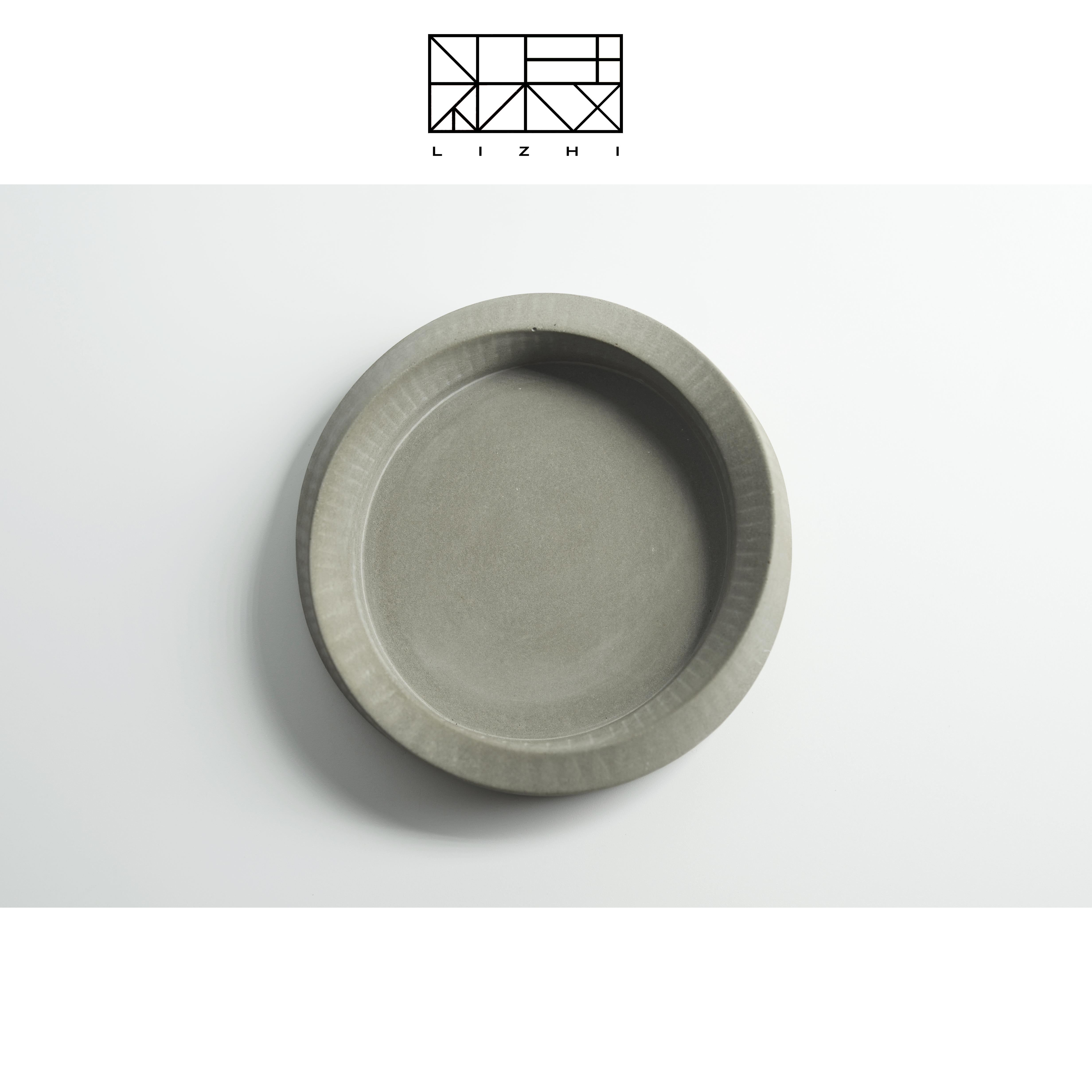 Li Zhi | Qingshui concrete Mobius ring ornaments jewelry tray desktop storage tray
