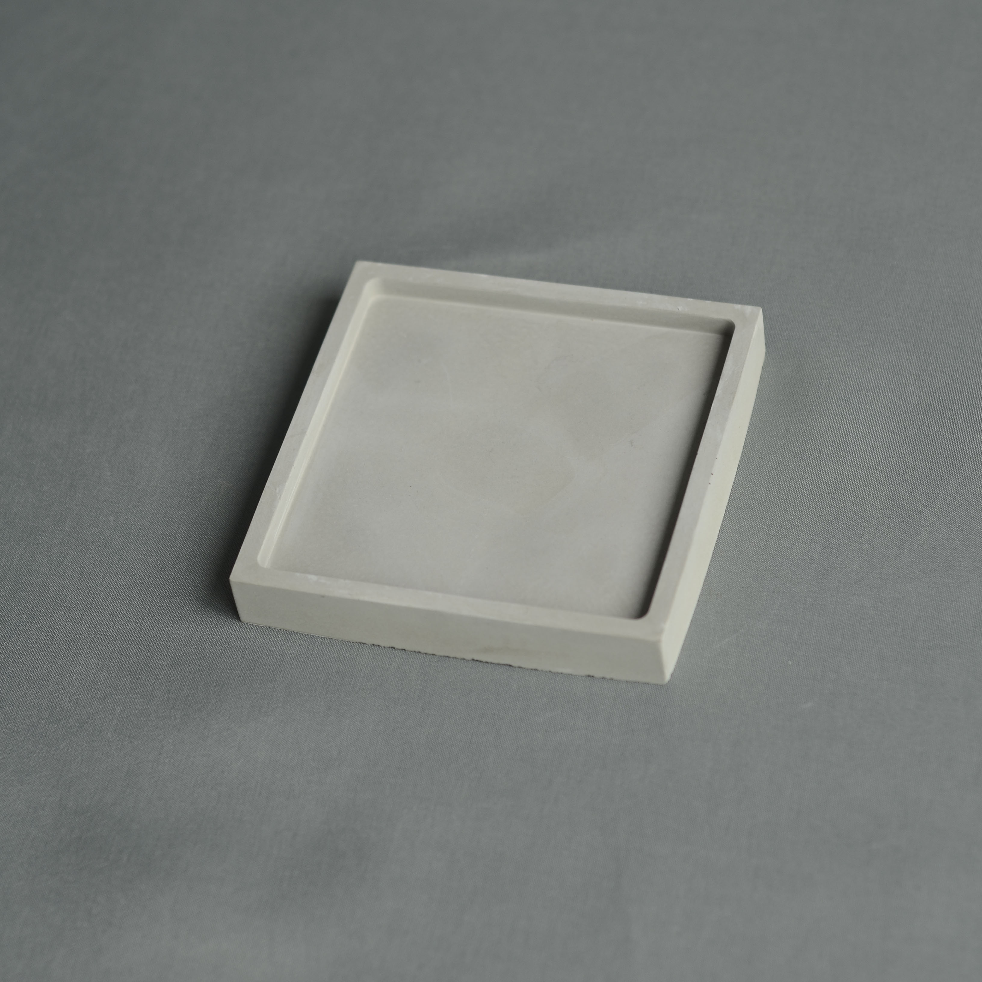 Nordic Ornament Ornament Square Cement Tray Desktop Storage Tray